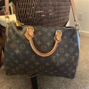 Louis Vuitton Speedy 30 Bandolier w strap